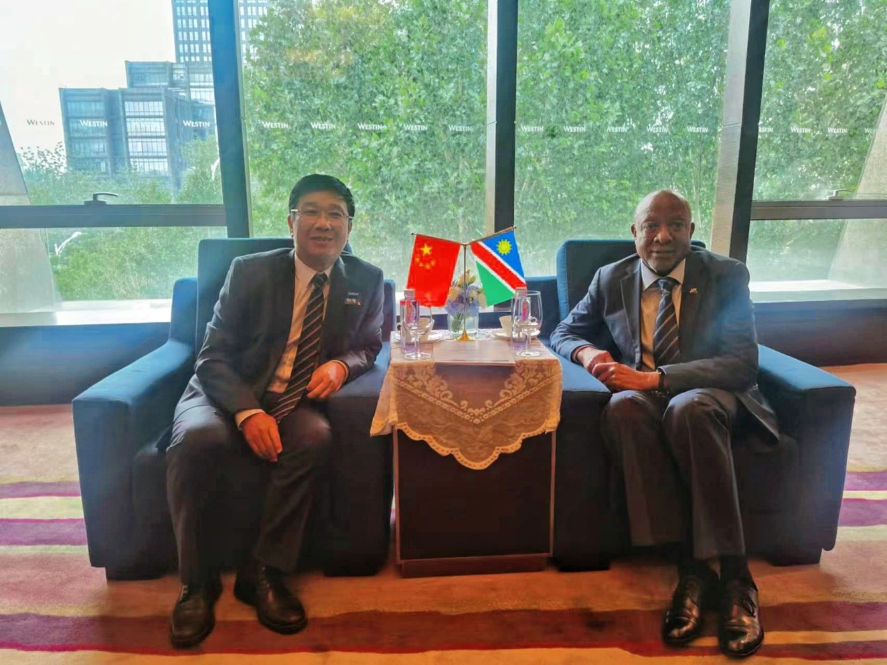 中非合作论坛期间金年会 董事长王平卫拜会三国总统